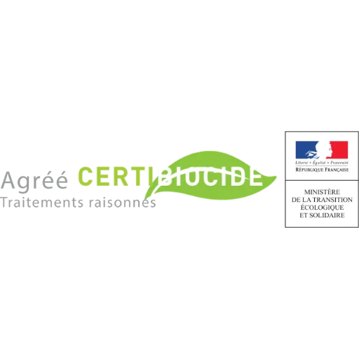 Logo Certibiocide – Ministère de la Transition écologique