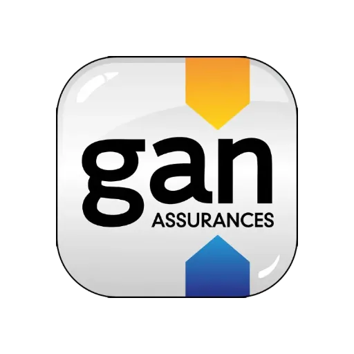 Logo de GAN Assurances, client BR Studio (prestations drone & vidéo)