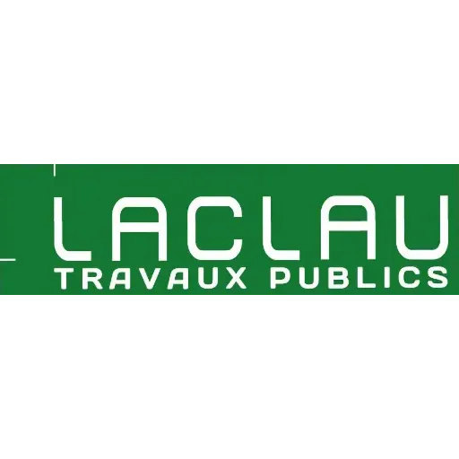 Logo de notre client Laclau TP à Gaillac, pour lequel nous faisons un suivi de chantier via une caméra Timelapse.