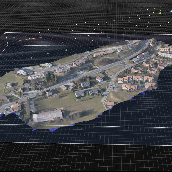 Cartographie topographique par drone d’un corridor routier en zone urbaine