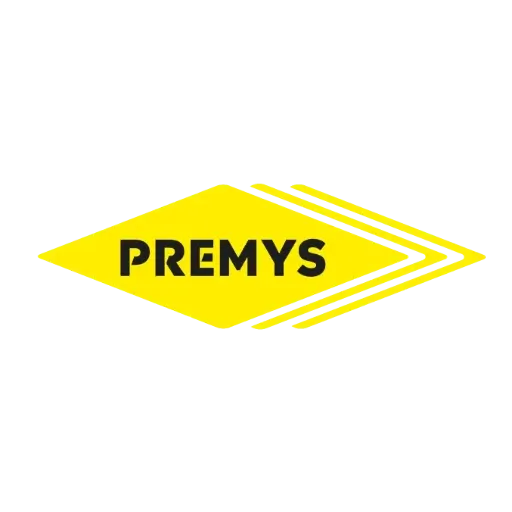 Logo de Premys, client BR Studio – inspection et relevés granulats