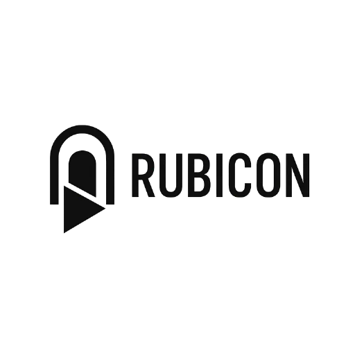 Logo de Rubicon, client BR Studio – vidéo chantier & timelapse